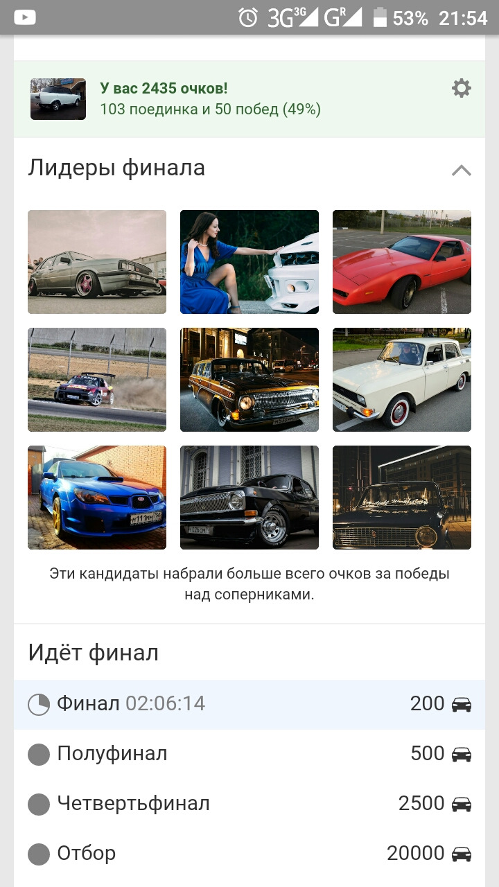 Фінал гонки 1