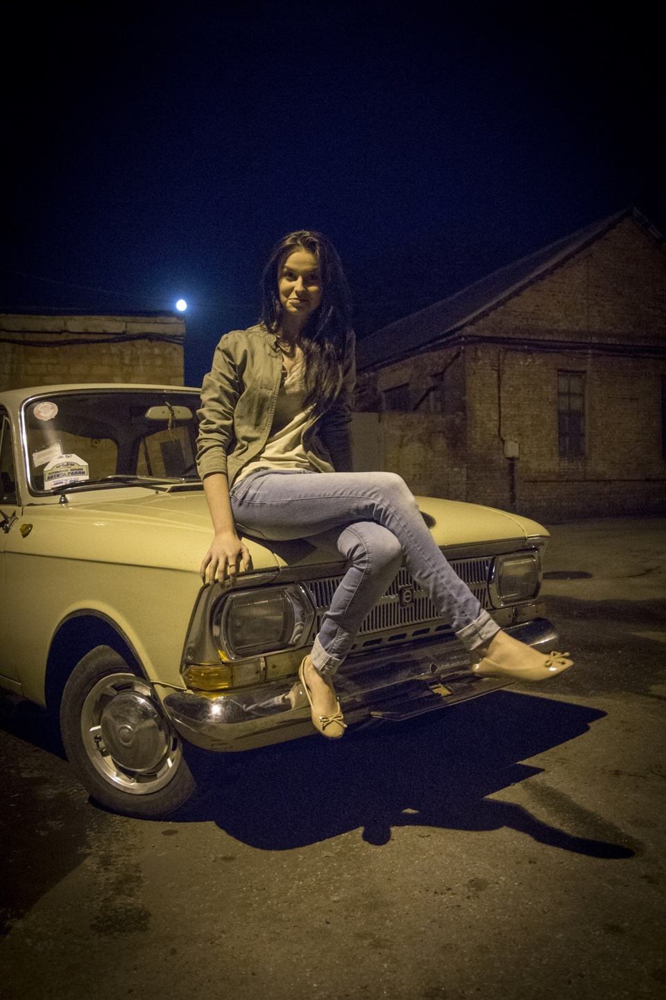 Ніч, вулиця, ліхтар, Москвич ... 2
