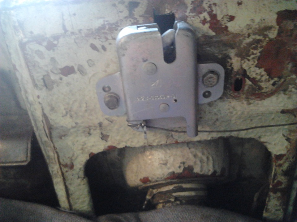 Поставив замок на багажник 2