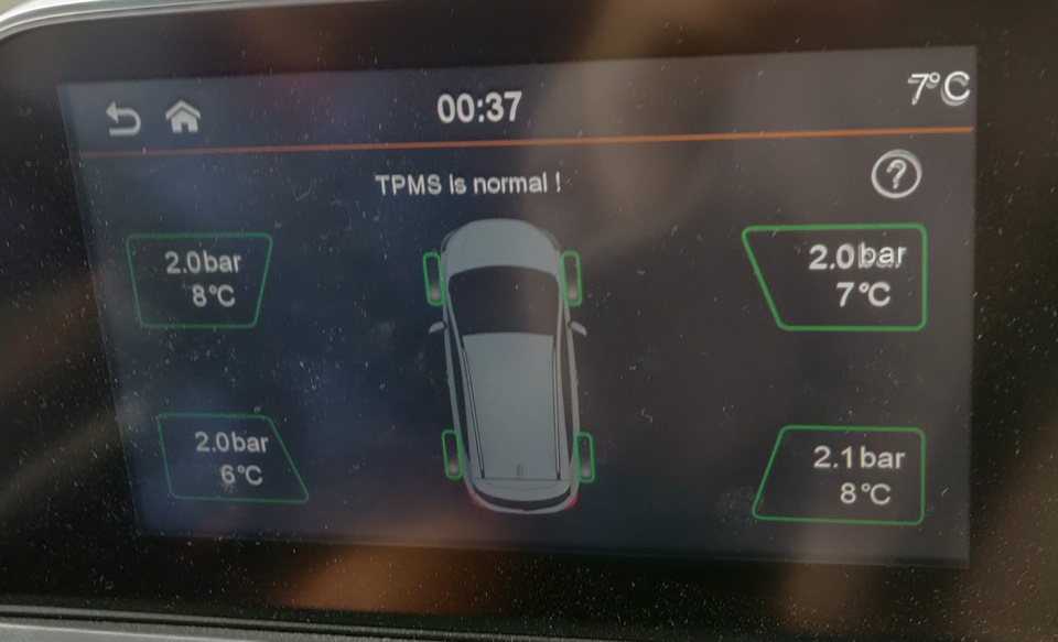 TPMS немає зв'язку з датчиком одного колеса 2