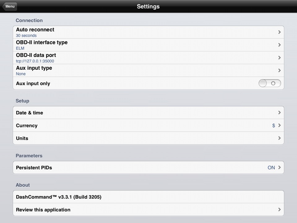 ELM327 Bluetooth + iPad2 + iOS6.1 + JB + Jaguar XF = Joy! 4