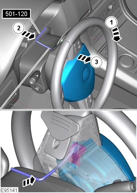 Уривки з коміксу Демонтаж подушки Airbag рульового колеса 2