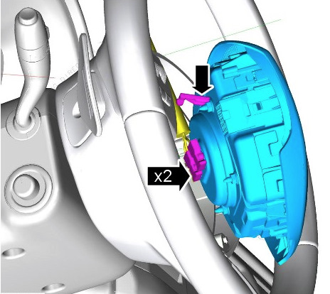 Уривки з коміксу Демонтаж подушки Airbag рульового колеса 4