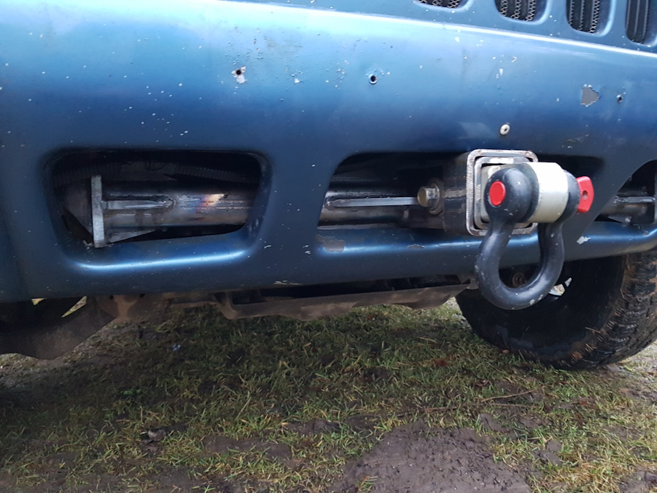 Фаркоп, гаки, майданчик для лебідки для Jeep KJ 2005 3
