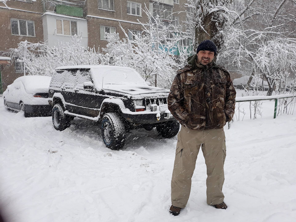 перший сніг у середині зими 1