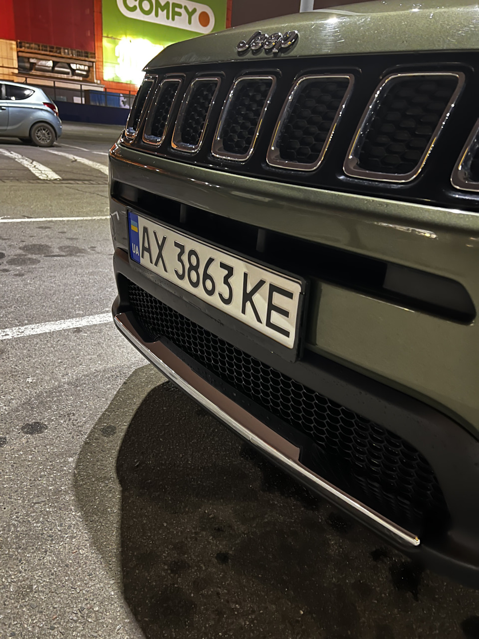 Встановлення бампера від Limited комплектації та хромової накладки 4