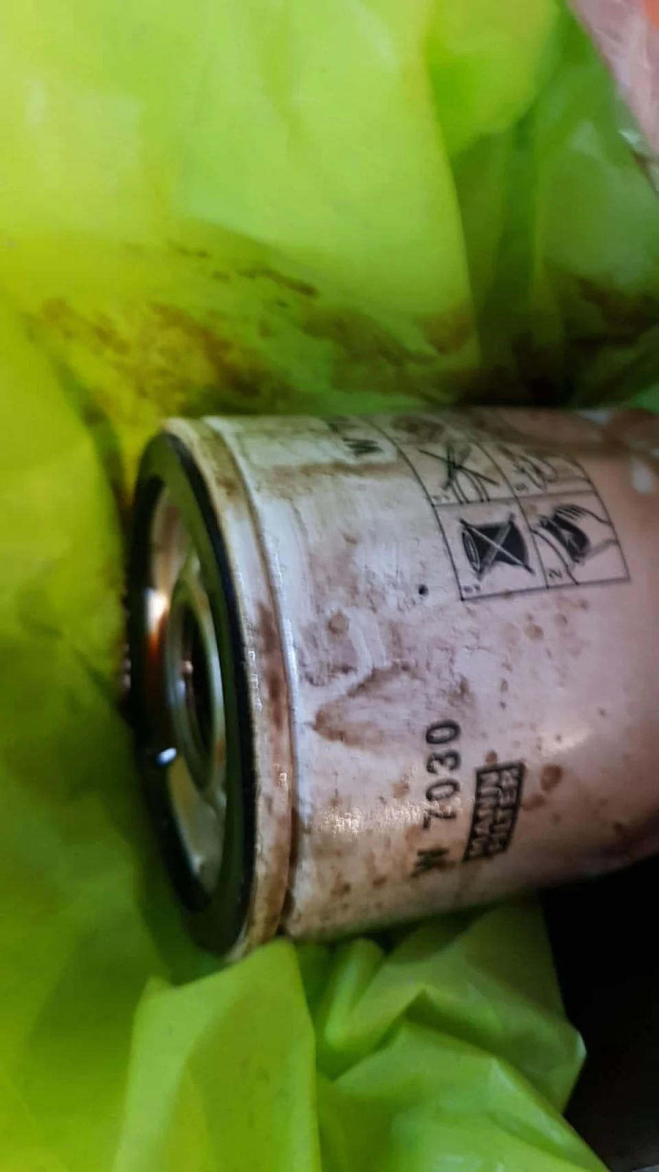 2. Тічка масляного фільтра