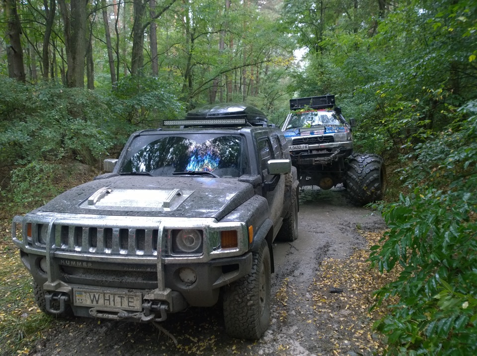 Hummer H3 3.7 and Grand Cherokee WJ 4.7 Offroad 4x4 1