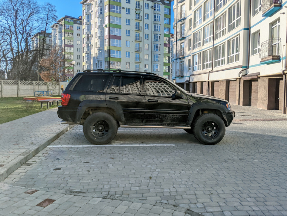 Лампочки в приборку. Двірники передні DENSO DS DUR053L. Тонування переднього скла. Jeep WJ 1