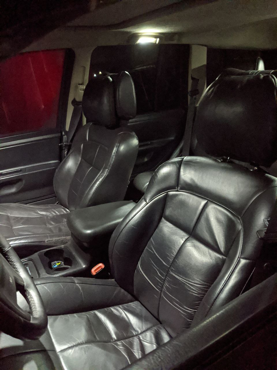 Лампочки в салон, діоди OSRAM. Jeep wj 3