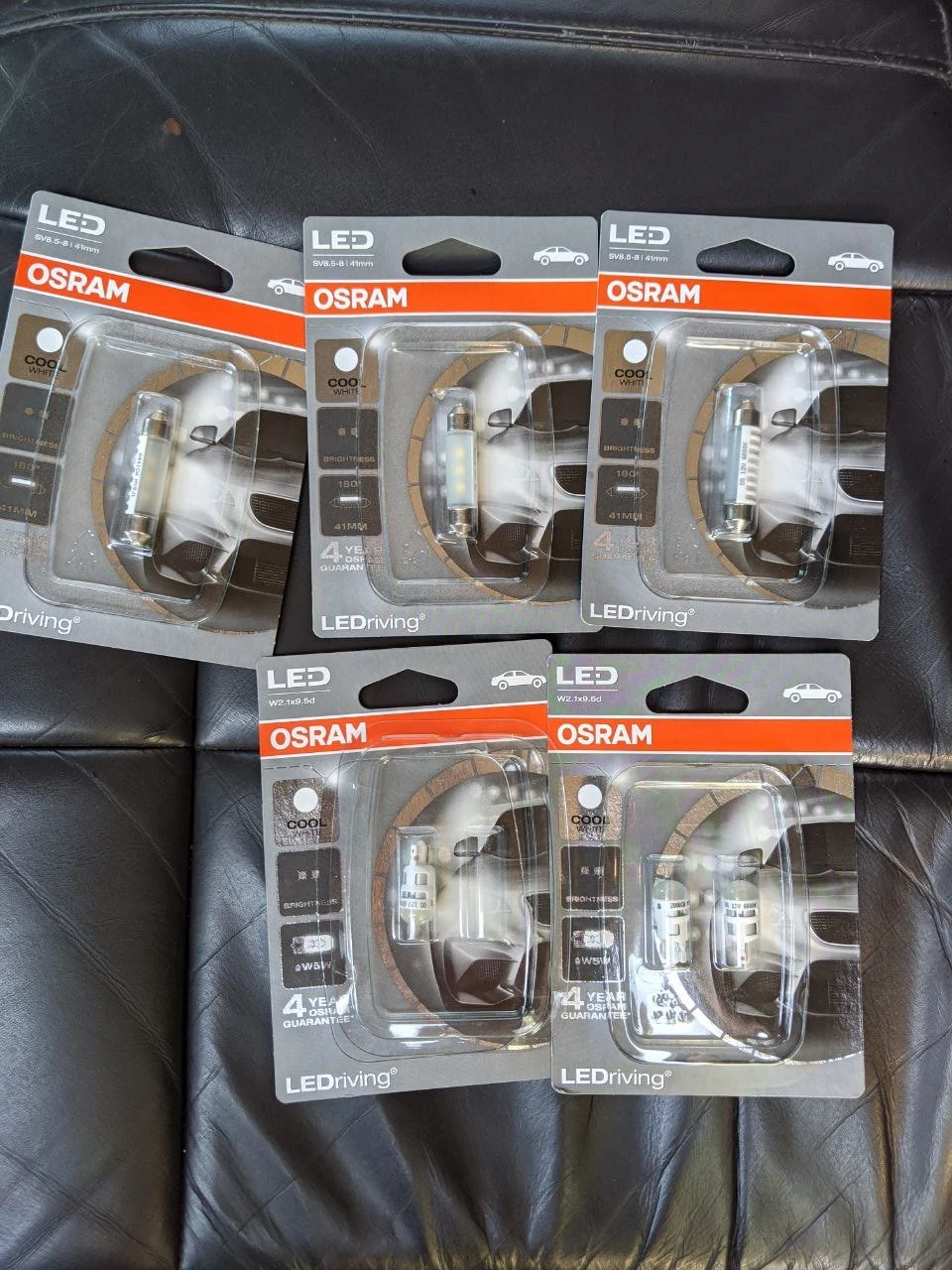 Лампочки в салон, діоди OSRAM. Jeep wj