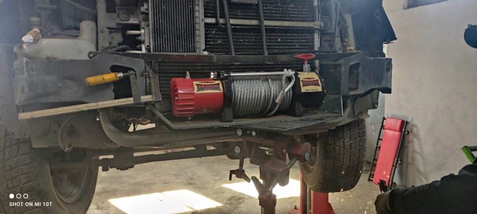 Встановлення прихованої Лебідки Dragon Winch 13000 1