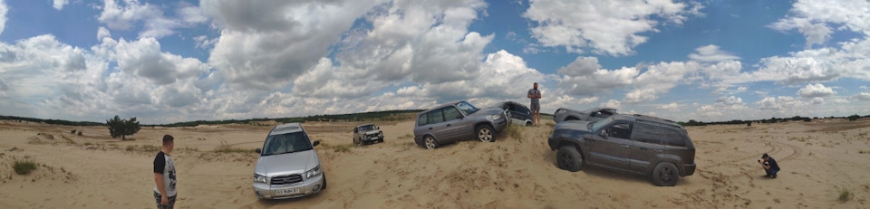 Перша покатуха на Jeep 4