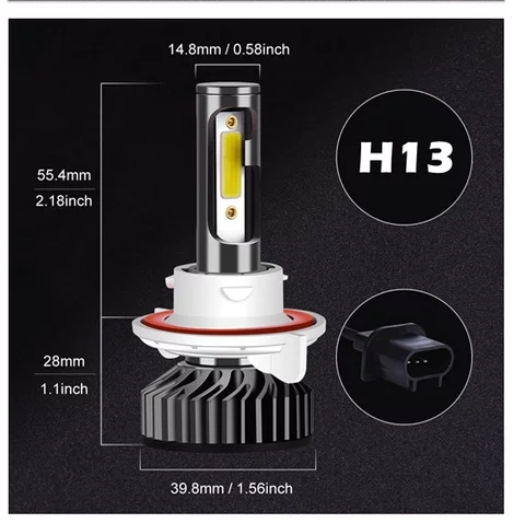 LED у головне світло за 10$ 1