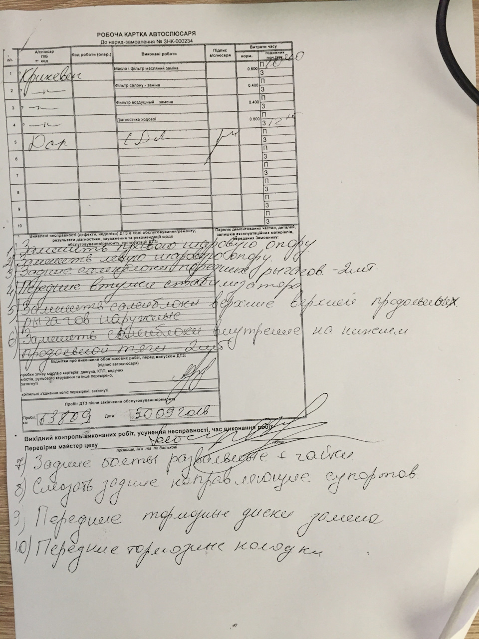 Заміна мастила 1