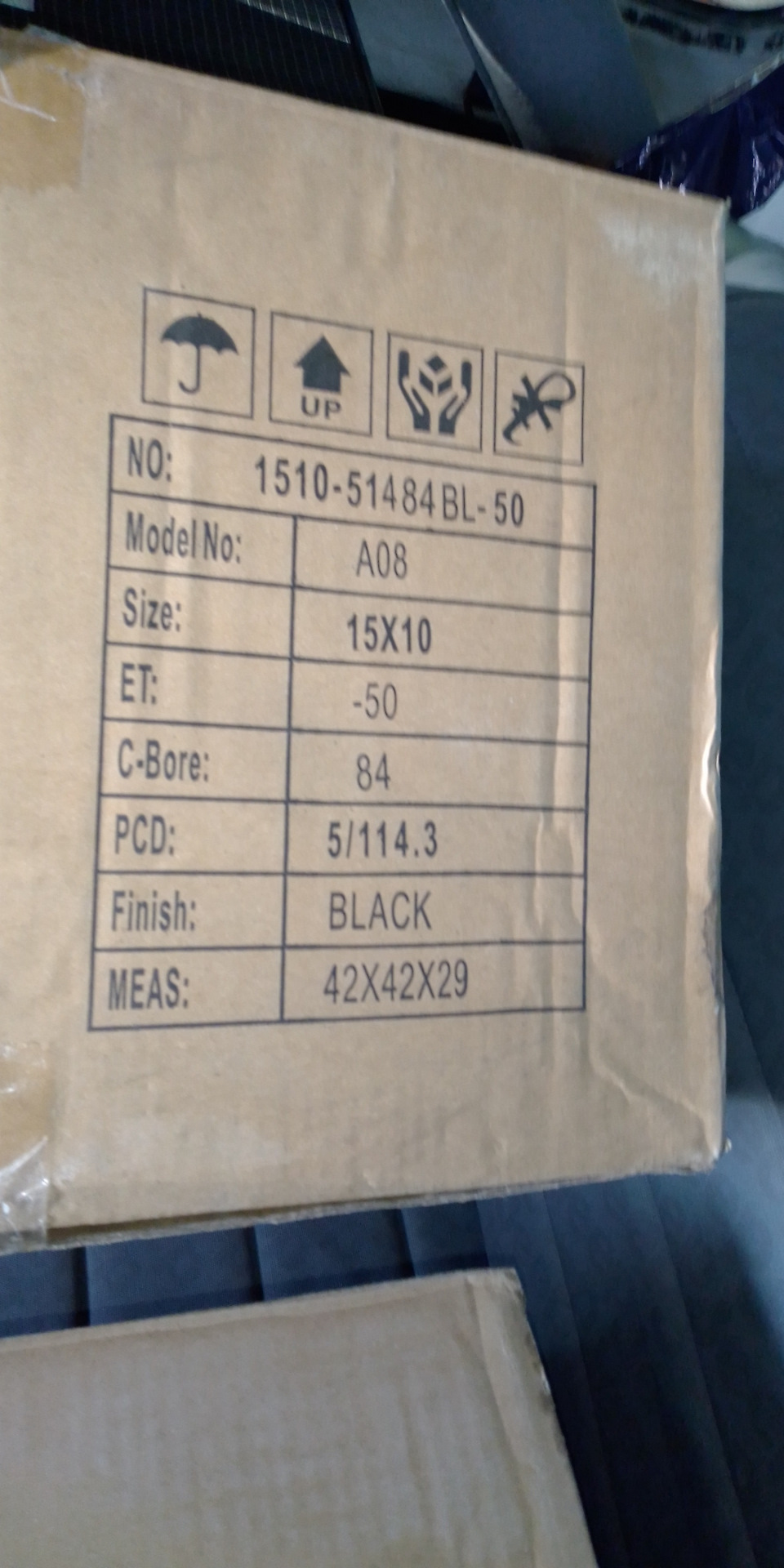 Диски 5*114,3 R15 et -50 4