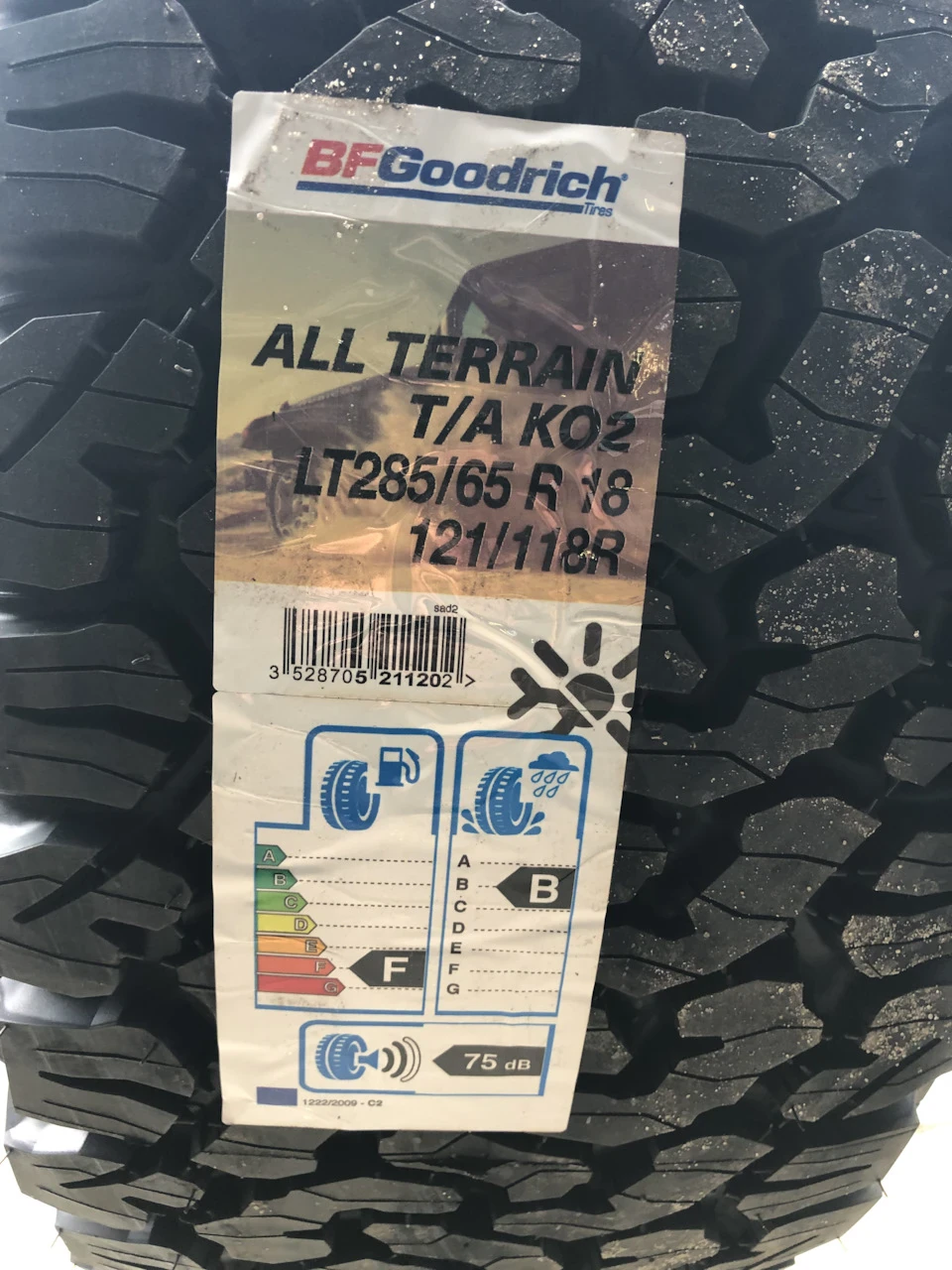 Нова гума BFGoodrich All Terrain T/A KO2