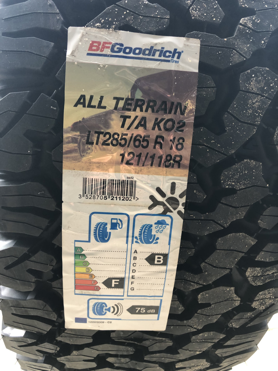 Нова гума BFGoodrich All Terrain T/A KO2 1
