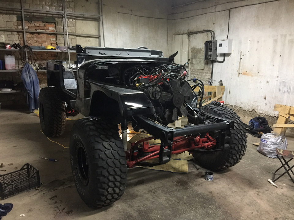 Почали збирати Jeep Wrangler YJ Dark Night 4