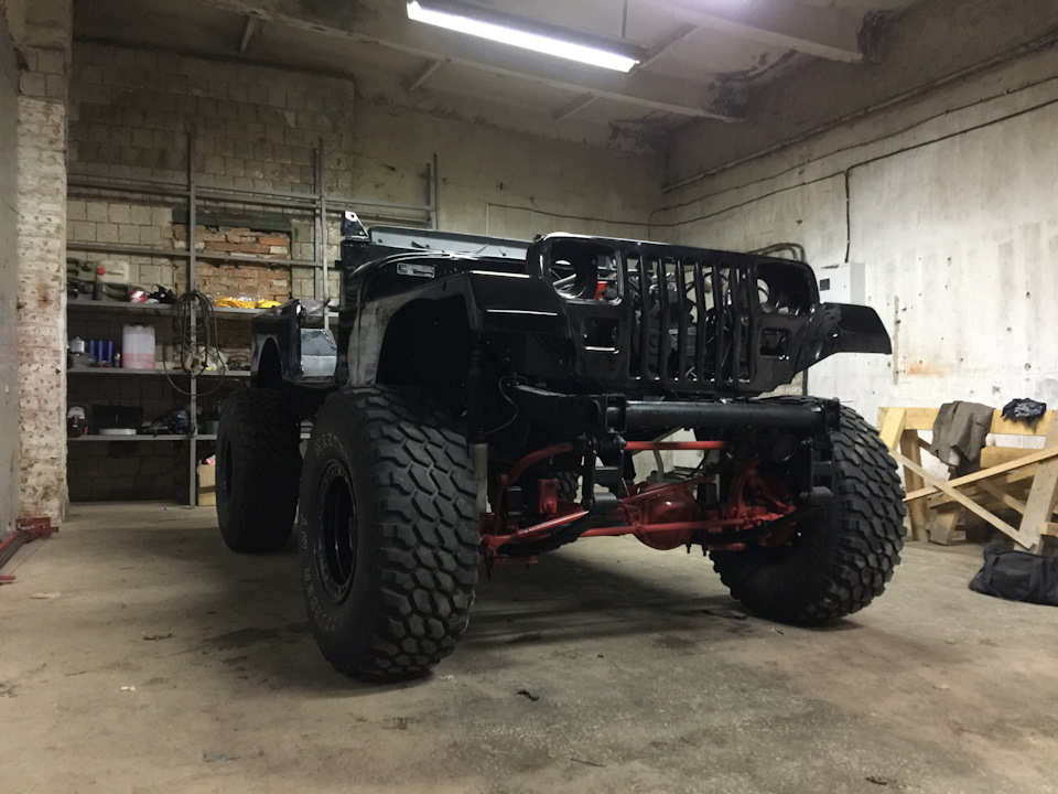 Почали збирати Jeep Wrangler YJ Dark Night 5