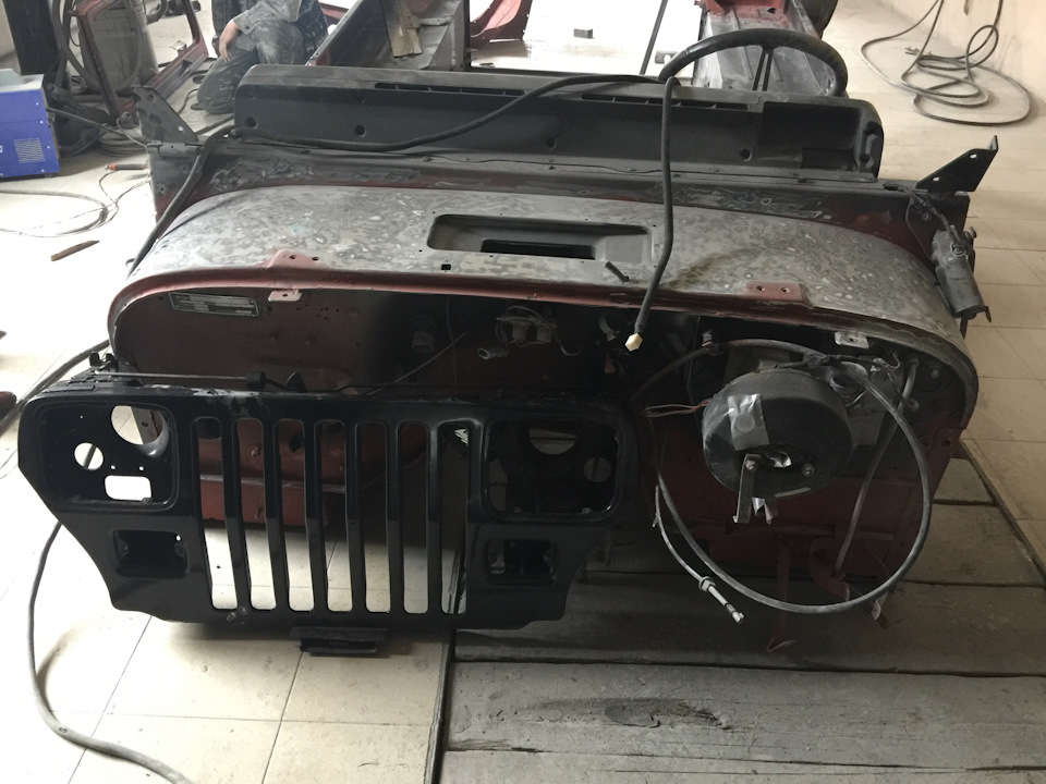 Підготовка до фарбування Jeep Wrangler Їжачок 5
