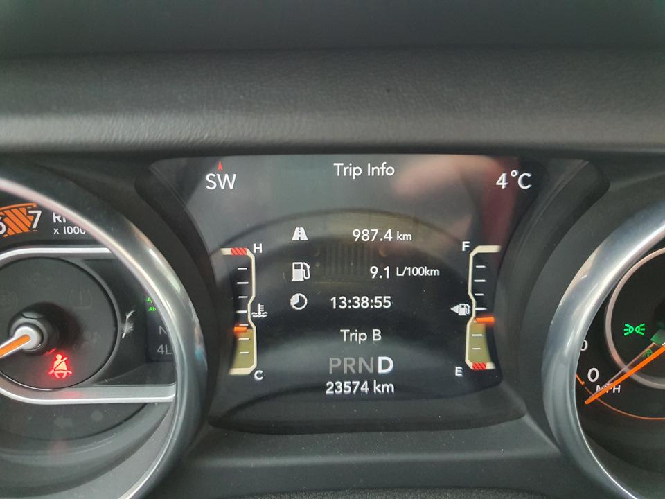 Порівняння витрати на 2H і 4H Auto, поїздка влітку та взимку 2