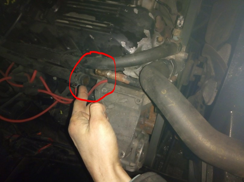 Промивка двигуна та радіатора, Yj, 4L 2