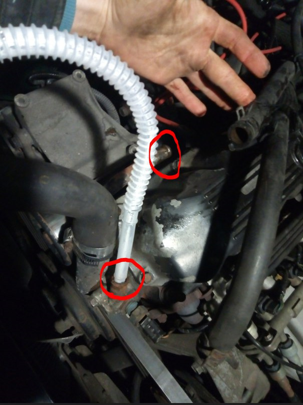 Промивка двигуна та радіатора, Yj, 4L 1