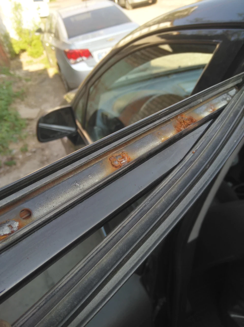 Жах під ущільнювачами задніх дверей