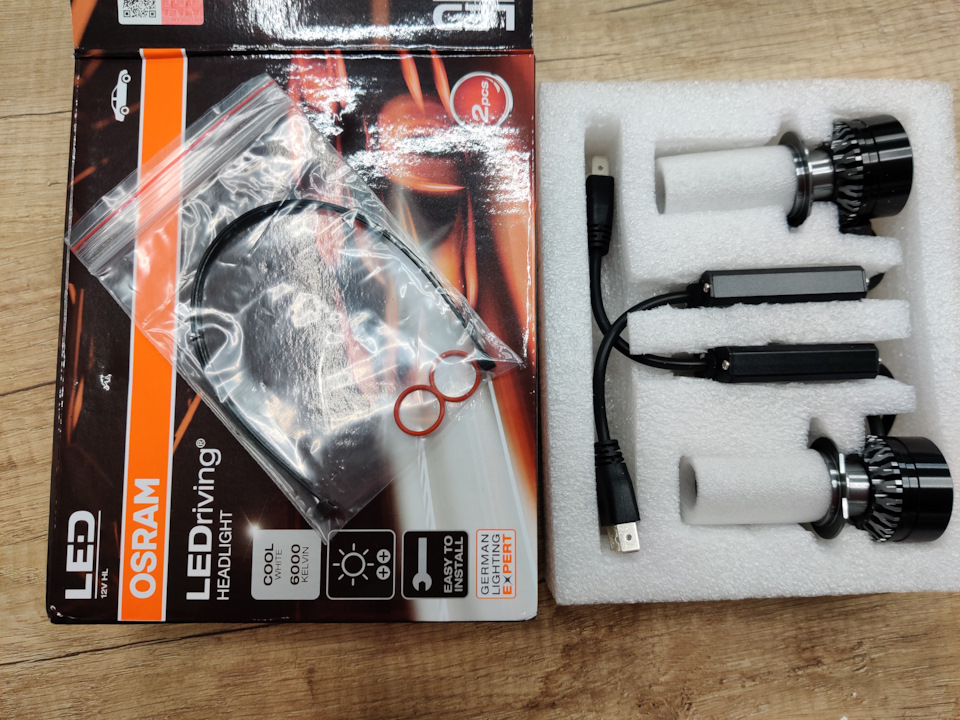 Встановлення LED Osram h7 (ні) 4
