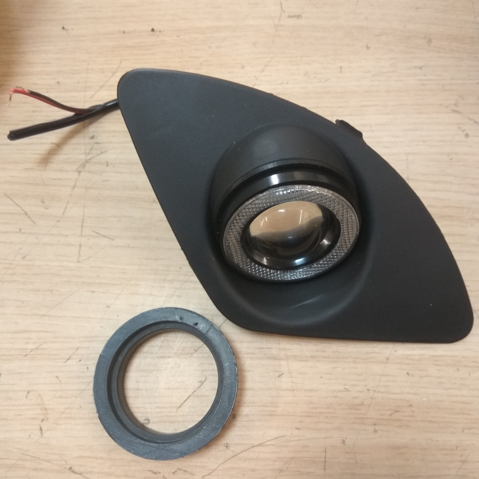 Встановлення туманів Led+Angeles Eyes 1ч. 1