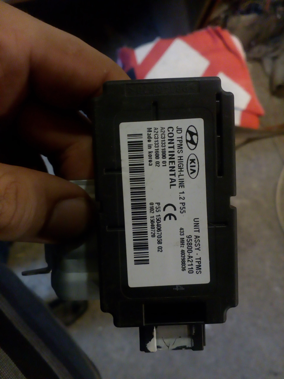 Штатна TPMS частина 1 2