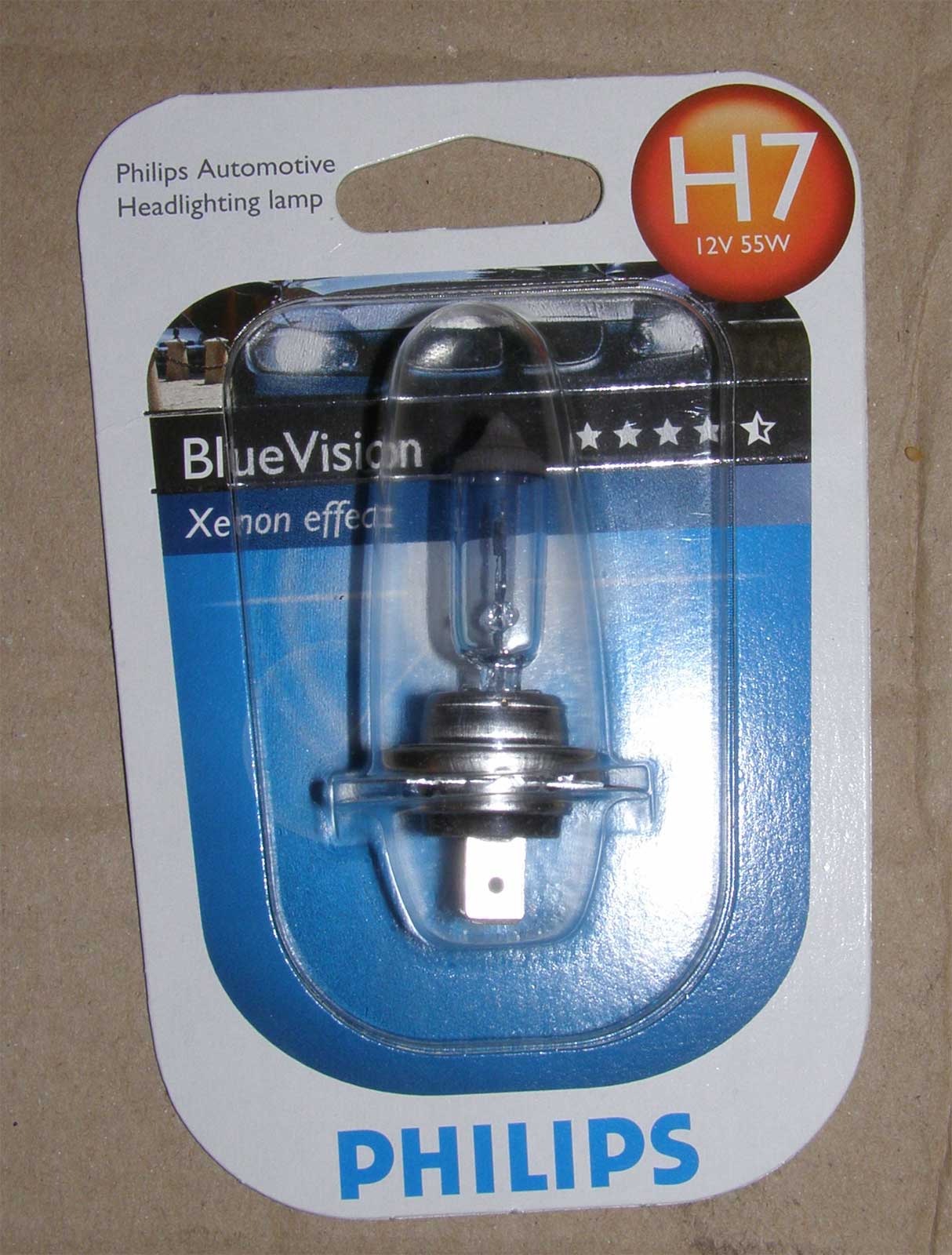 Нові лампи Philips Blue Vision 2