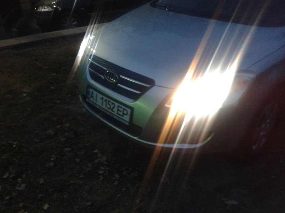 Поставив лампи Osram 1
