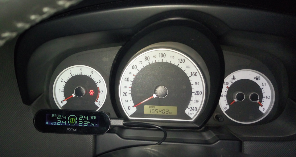 Встановив систему моніторингу тиску TPMS 3