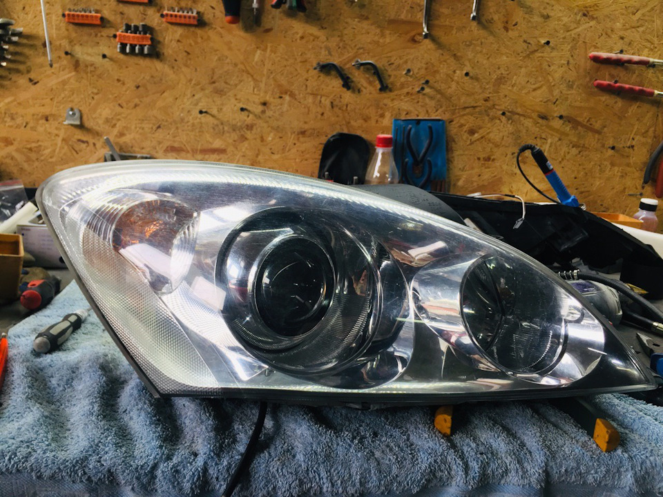 Bi-led на kia ceed ED дорест, або повноцінний ретрофіт фар 5