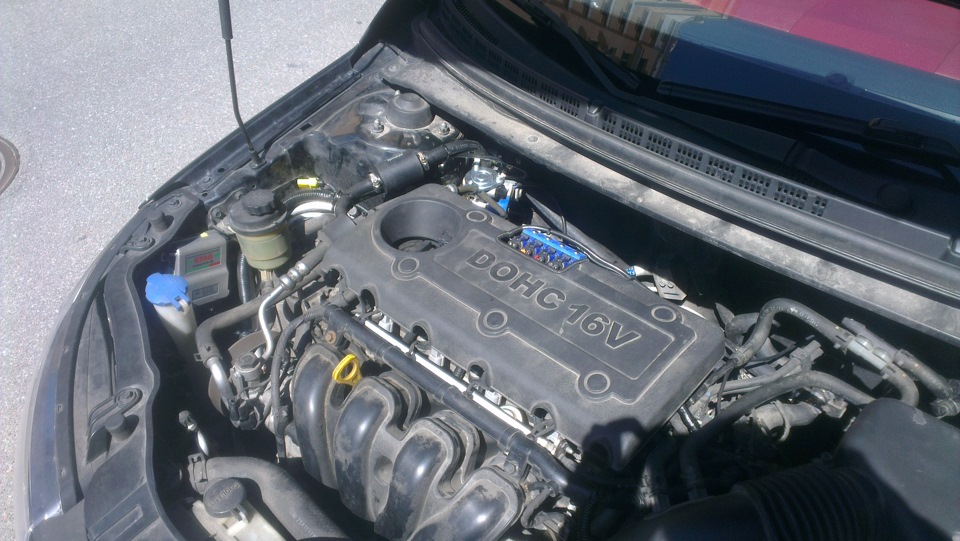 Поставив ГБО Cerato Koup 1