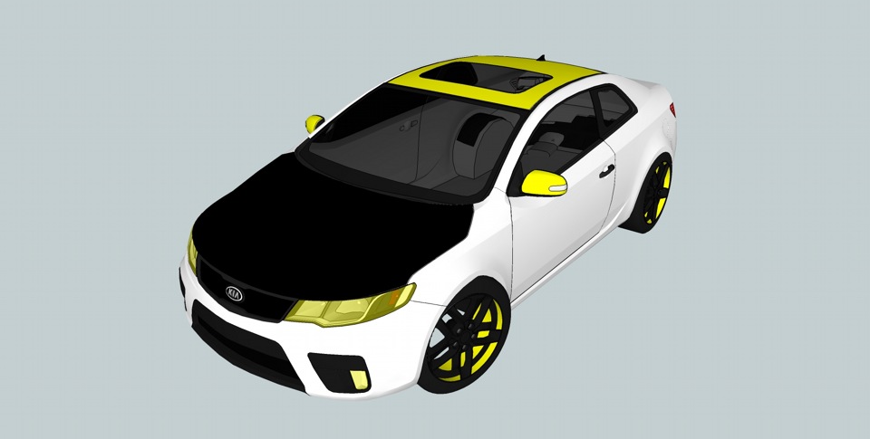 3D моделі KIA KOUP 3