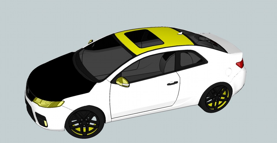3D моделі KIA KOUP 4