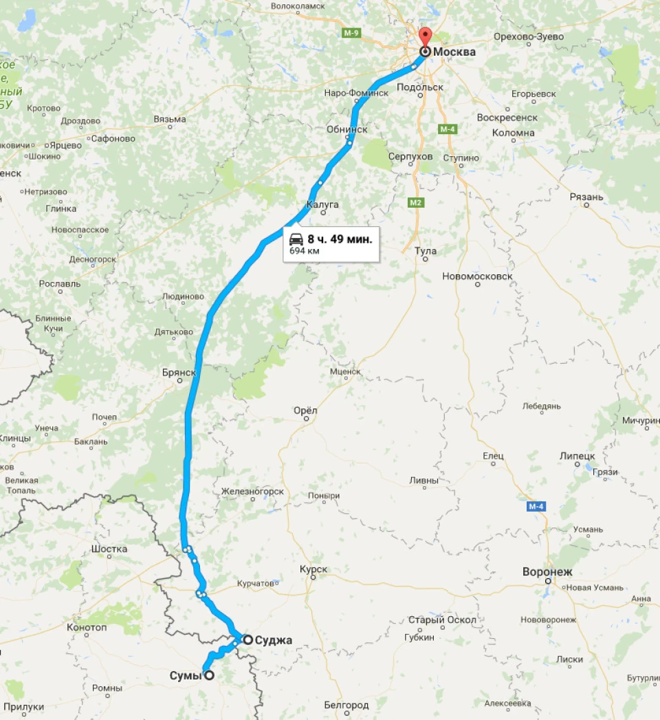 Як з'їздити із Сум до Пітера на тонованій в мотлох по колу машині :)