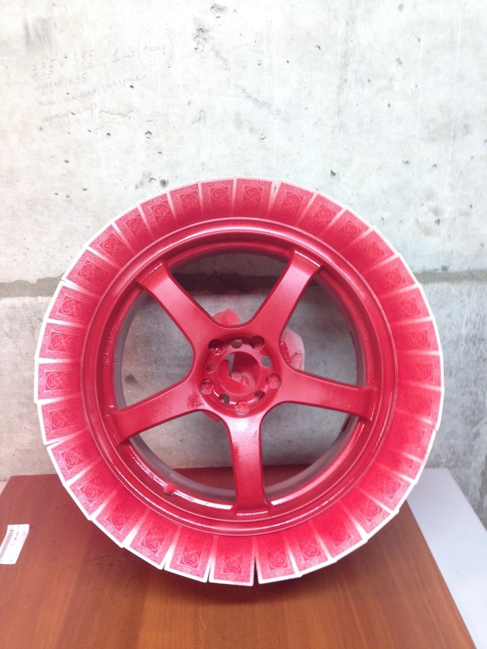 Plasti Dip Red, фарбування дисків, заниження H&R -35, розтонування 4