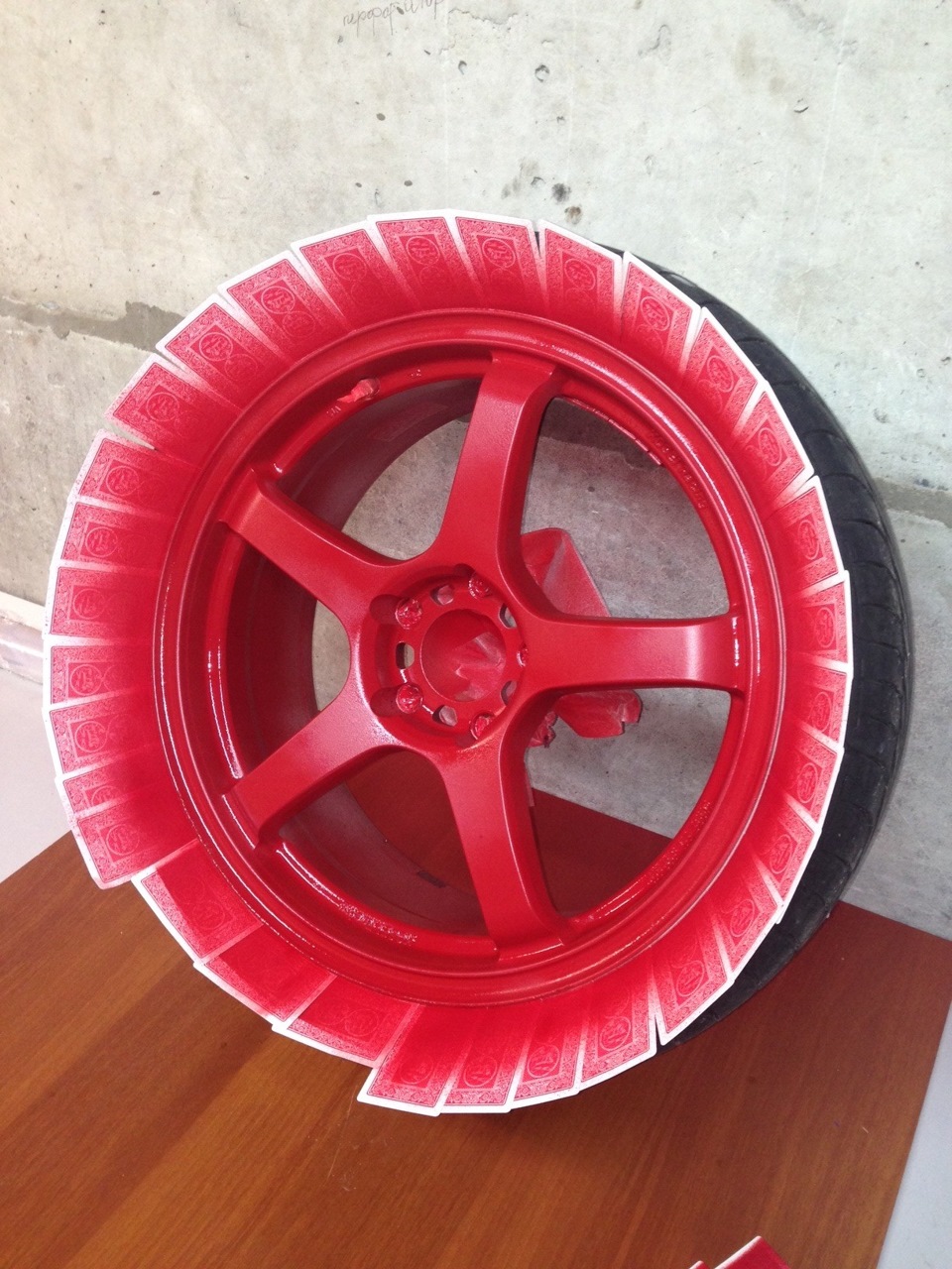 Plasti Dip Red, фарбування дисків, заниження H&R -35, розтонування 5