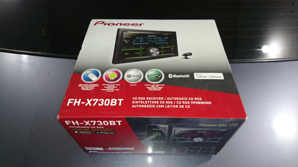 2.Pioneer FH-X730BT+заміна штатної акустики 1