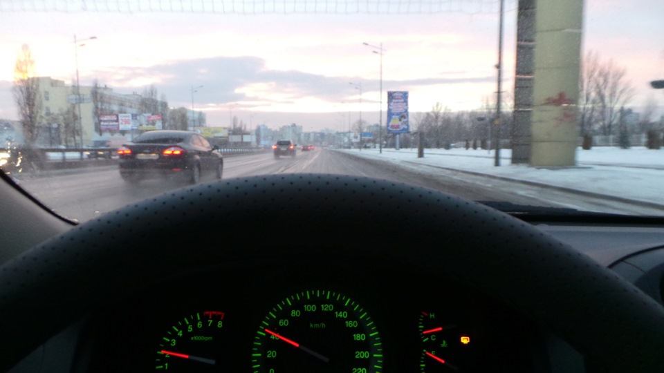 Перетягнув кермо в кожууу))) 2