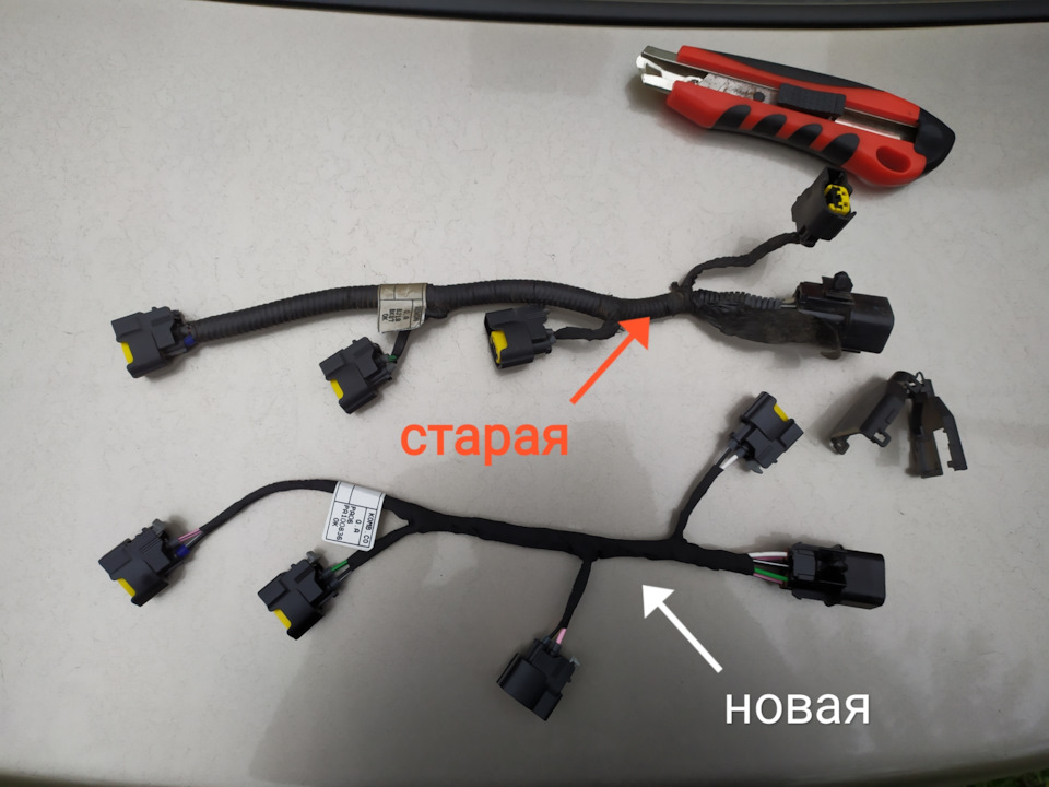 Заміна проводки на котушки запалювання 2