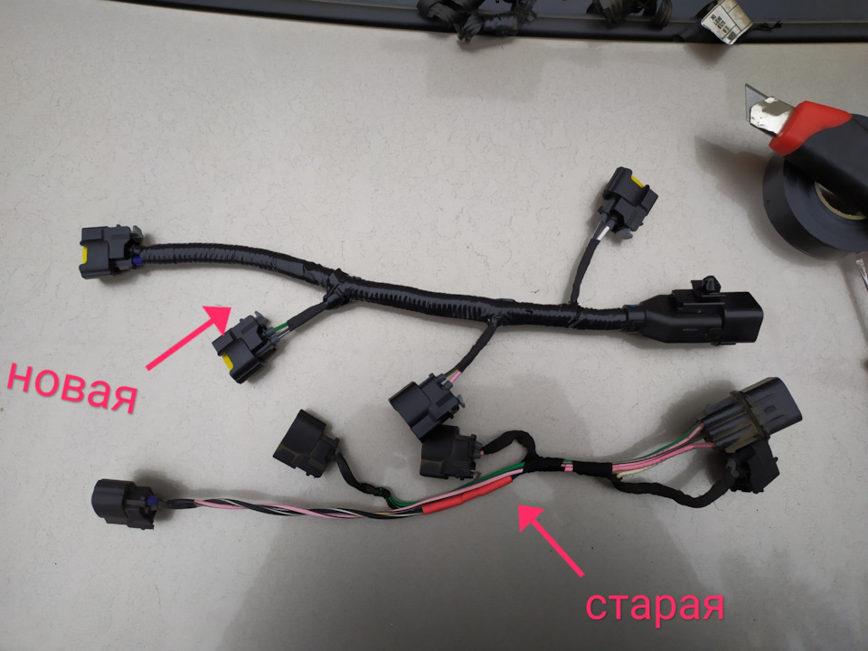 Заміна проводки на котушки запалювання 3