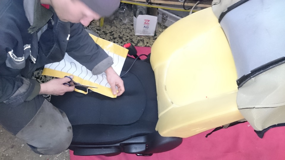 Встановив підігрів та чохли. 3
