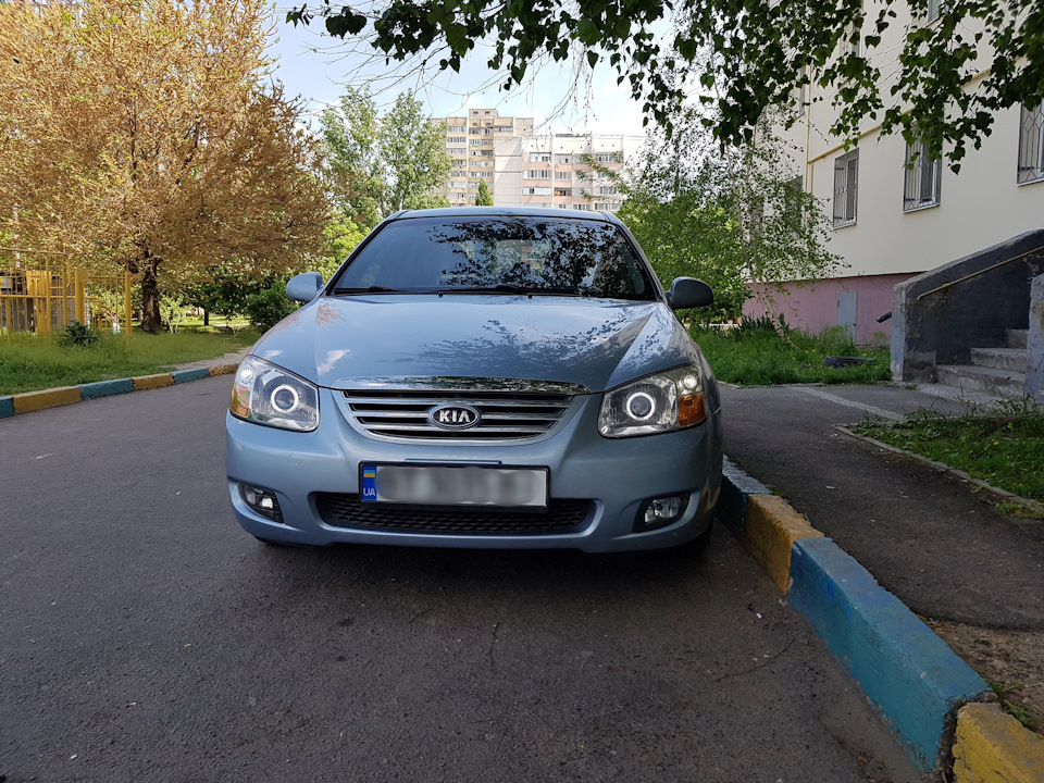 Біксенонові лінзи з ангельськими очками+LED габарити 3