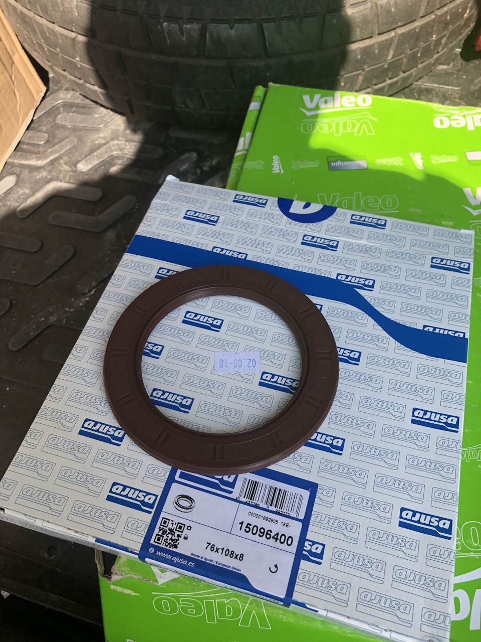 Заміна зчеплення Valeo + сальник коленвала 4