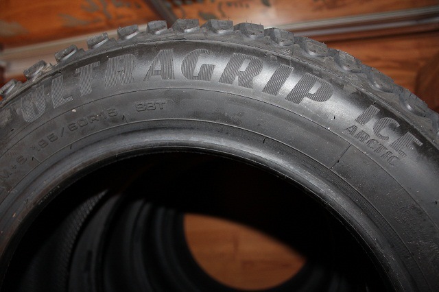 Готовим сани летом! Goodyear UltraGrip Ice Arctic шип 3